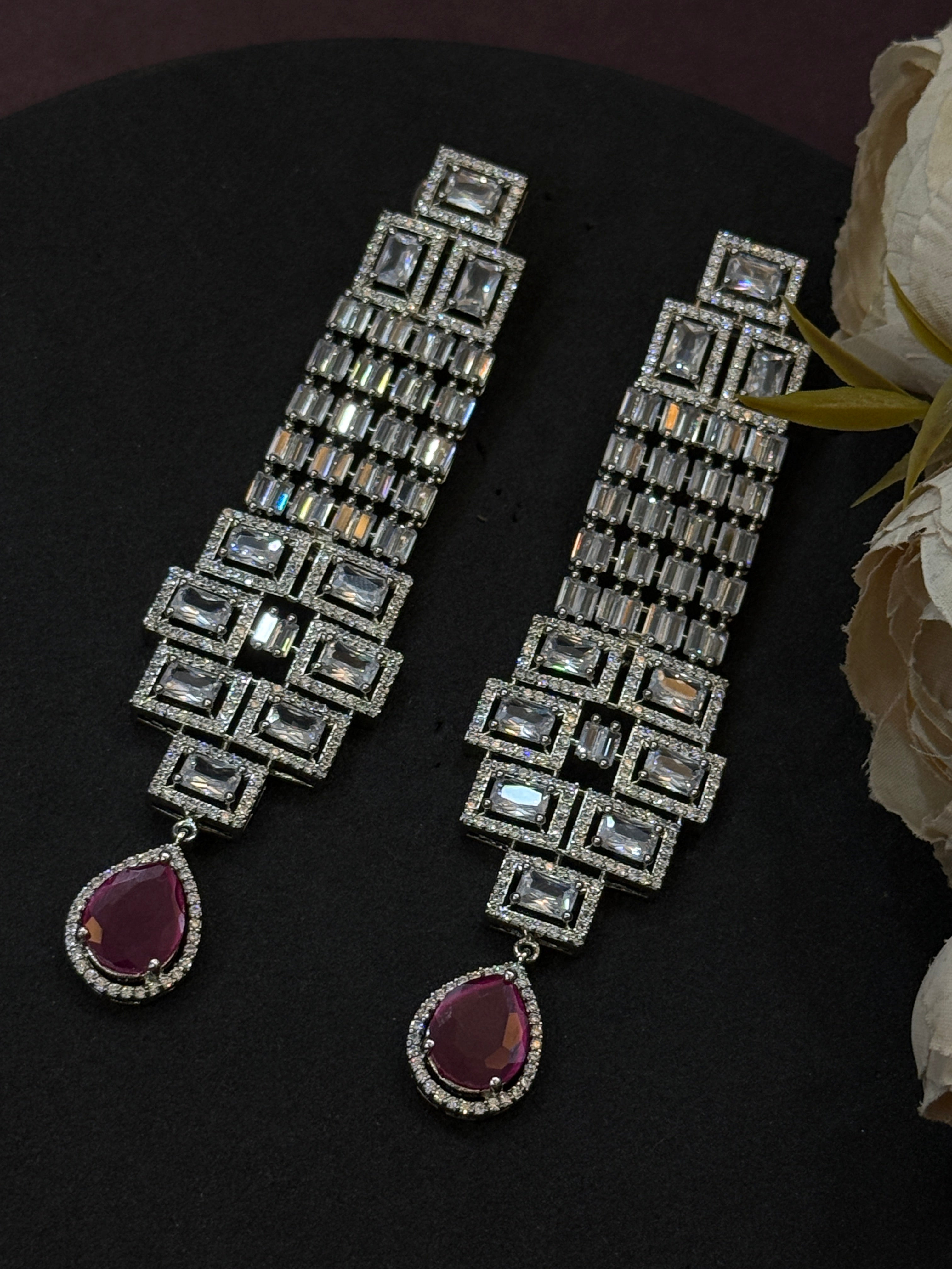 Royal Spark Luxe American Diamond Earring